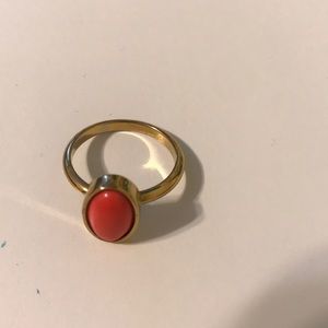 Coral Colored Ring